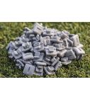 Kunststoff-Netzhaken flach quadratisch grau 11mm