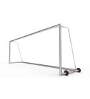 Profi Fußballtor 732x244x150 cm - Transportrollen an der Seite