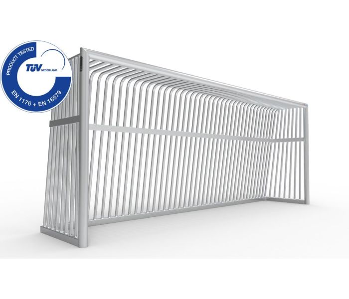 Bolzplatztor 500 x 200 cm - TÜV-geprüft rundes Profil