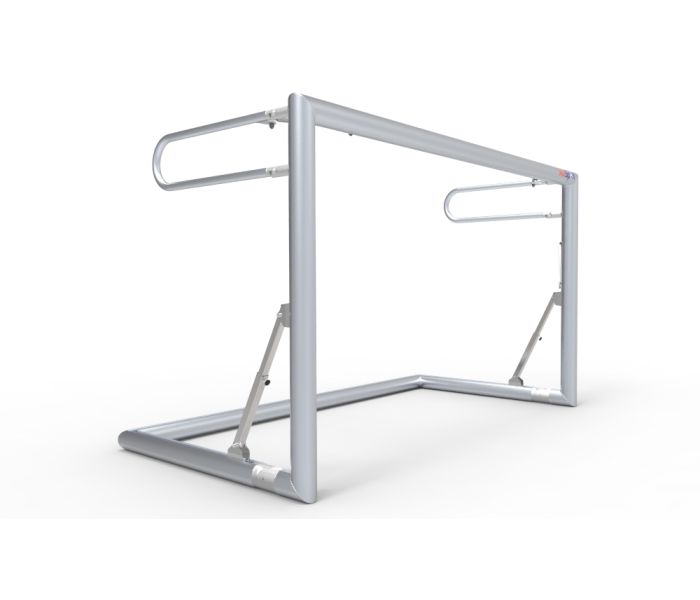 Zusammenklappbares Aluminium-Fußballtor 200x120x100 cm