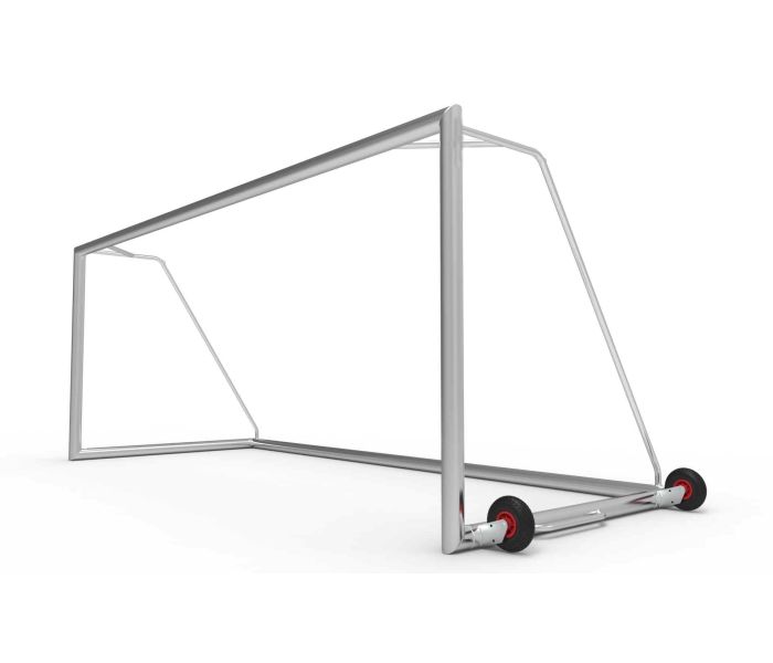 Professionelles Fußballtor 500x200x200 cm - Transportrollen an der Seite