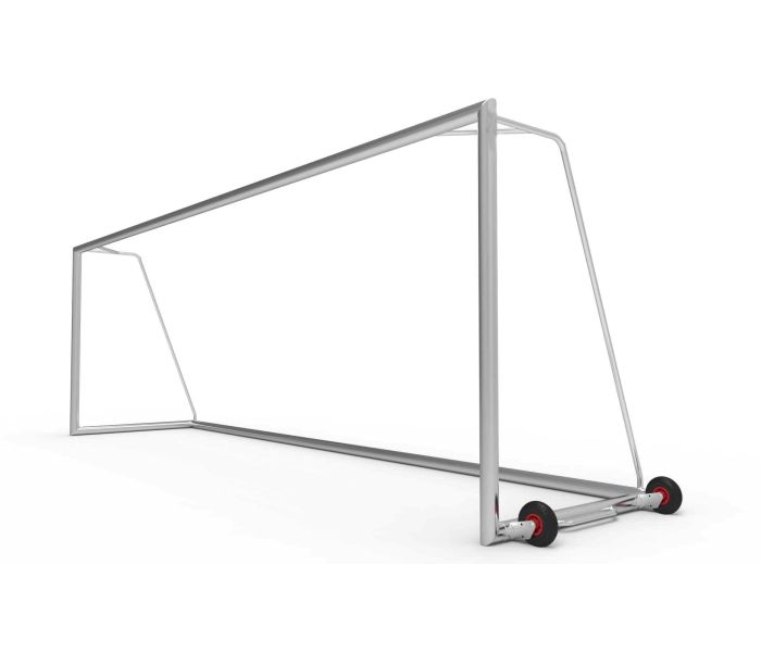 Profi-Fußballtor 732x244x170 cm - Transporträder an der Seite